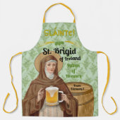 St. Brigid of Ireland and Her Barrel of Beer Schürze (Vorderseite)