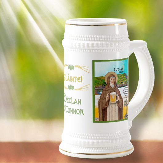 St. Brigid of Ireland and Her Lake of Beer Bierglas