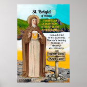 St. Brigid of Ireland and Her Lake of Beer Poster (Vorne)
