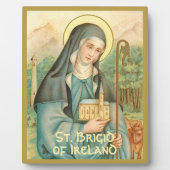 St. Brigid of Ireland (M 014) 8"x10" Fotoplatte (Vorderseite)