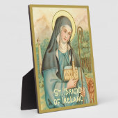 St. Brigid of Ireland (M 014) 8"x10" Fotoplatte (Seite)