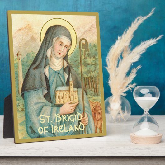 St. Brigid of Ireland (M 014) 8"x10" Fotoplatte (Seite)