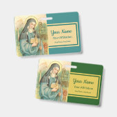 St. Brigid of Ireland (M 014) Ausweis (Vorder- & Rückseite)