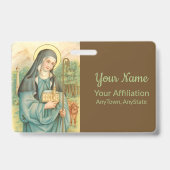 St. Brigid of Ireland (M 014) Ausweis (Rückseite)