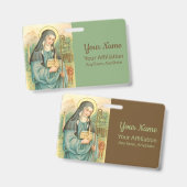 St. Brigid of Ireland (M 014) Ausweis (Vorder- & Rückseite)
