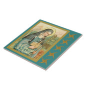 St. Brigid of Ireland (M 014) Fliese (Seite)