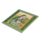 St. Brigid of Ireland (M 014) Fliese (Seite)