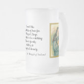 St. Brigid of Ireland (M 014, Kurzer Text) Mattglas Bierglas (VorderseiteRechts)