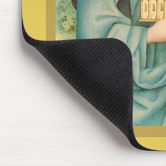 St. Brigid of Ireland (M 014) Mousepad (Ecke)