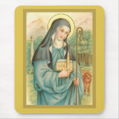 St. Brigid of Ireland (M 014) Mousepad (Vorne)