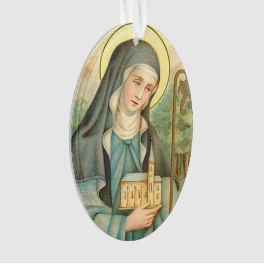 St. Brigid of Ireland (M 014) Ornament (Vorderseite)