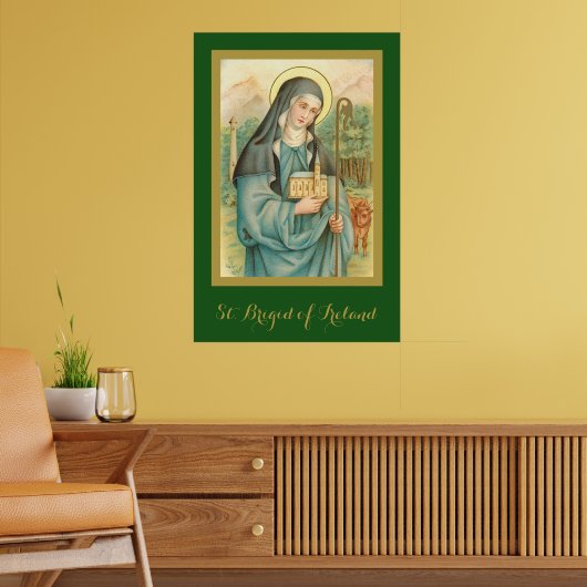 St. Brigid of Ireland (M 014) Poster (Wohnzimmer 2)
