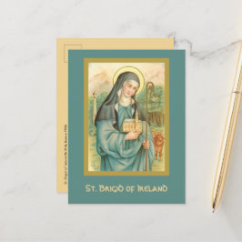 St. Brigid of Ireland (M 014) Postkarte