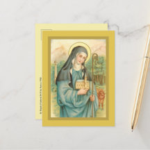 St. Brigid of Ireland (M 014) Postkarte