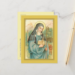 St. Brigid of Ireland (M 014) Postkarte