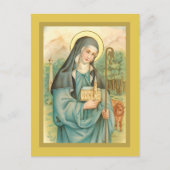 St. Brigid of Ireland (M 014) Postkarte (Vorderseite)