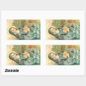 St. Brigid of Ireland (M 014) Rechteckiger Aufkleber (Blatt)