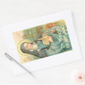St. Brigid of Ireland (M 014) Rechteckiger Aufkleber (Umschlag)