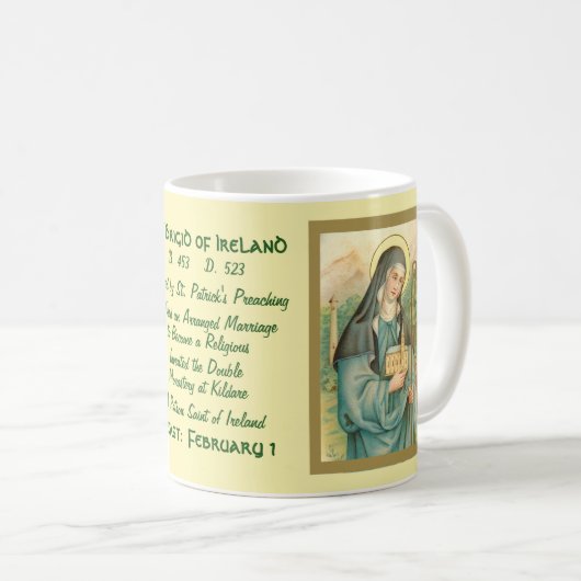 St. Brigid of Ireland (M 014) Tasse 2a Kaffee (VorderseiteRechts)