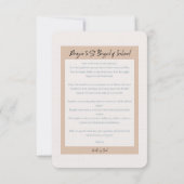 St. Brigid of Kildare Gebet Card Dankeskarte (Rückseite)