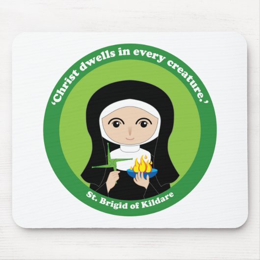 St. Brigid of Kildare Mousepad (Vorne)