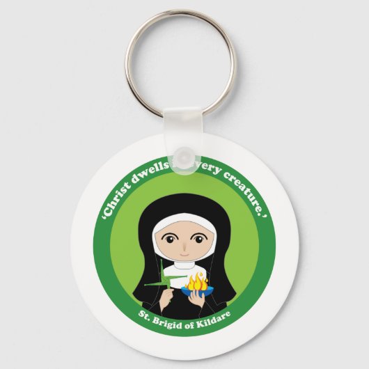 St. Brigid of Kildare Schlüsselanhänger (Vorderseite)