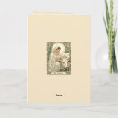 St Brigid Patroness Saint Of Ireland With White Co Karte (Rückseite)