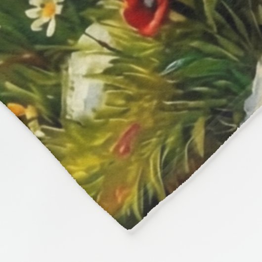 St Brigid Spring Goddess Woodland Animals Imbolc Fleecedecke (Ecke)