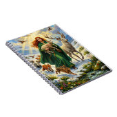 St Brigid Spring Goddess Woodland Animals Imbolc Notizblock (Rechte Seite)