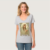 St Brigid The Patron Of Dairy Workers T-Shirt (Vorderseite Vollansicht)