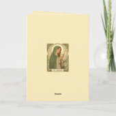 St Brigid The Patroness of Dairy Production Karte (Rückseite)