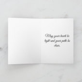 St. Brigid & The White Cow (Imbolc) Karte (Innenseite)