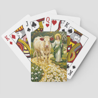St. Brigid & The White Cow (Imbolc) Spielkarten