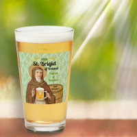 St. Brigid von Irland und ihr Bierfass
