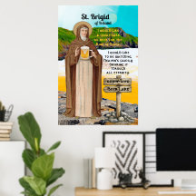 St. Brigid von Irland und ihr Bierlake