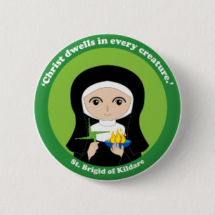 St. Brigid von Kildare Button
