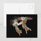 St. Brigid wird von Engeln davongetragen Postkarte (Vorne/Hinten)