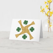 St. Brigids Cross Karte (Gelbe Blume)
