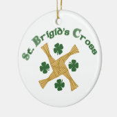 St. Brigids Cross Keramik Ornament (Links)
