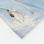 St Brigid's Cross Snowdrops Golden Imbolc Art Fleecedecke (Ecke)