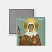 St. Brigids Kreuz Magnet (Vorderseite/Rückseite)