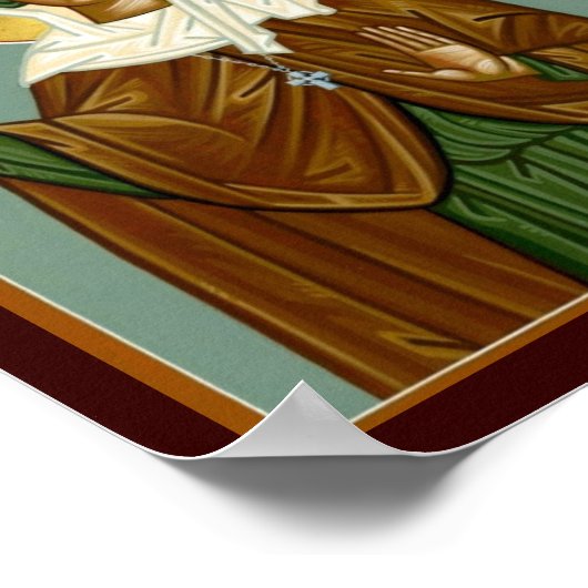 St. Brigids Kreuz Poster (Ecke)