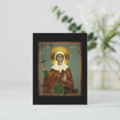 St. Brigids Kreuz Postkarte (Stehend Vorderseite)