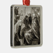 St. Brigit, das einen Bischof, 'von der Trias Silbernes Ornament (Rechts)