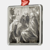 St. Brigit, das einen Bischof, 'von der Trias Silbernes Ornament (Links)