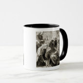 St. Brigit, das einen Bischof, 'von der Trias Tasse (VorderseiteRechts)