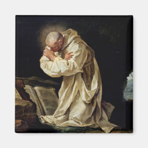 St. Bruno, der in der Wüste, 1763 betet Magnet