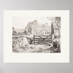 St Buryan Farm Cornwall Eleanor Hughes Nachdruck Poster