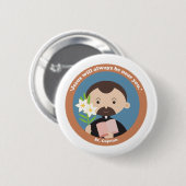 St Cajetan Button (Vorne & Hinten)