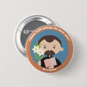 St Cajetan Button (Vorne & Hinten)